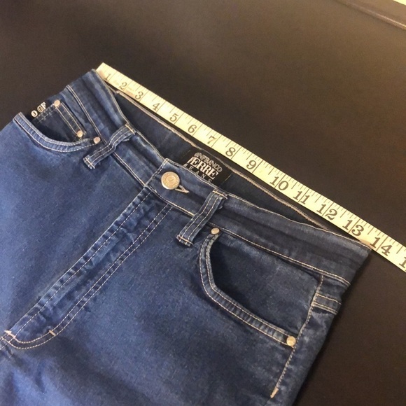 GIANFRANCO FERRE Vintage capri jeans medium stone wash, size 28 US - Picture 13 of 17